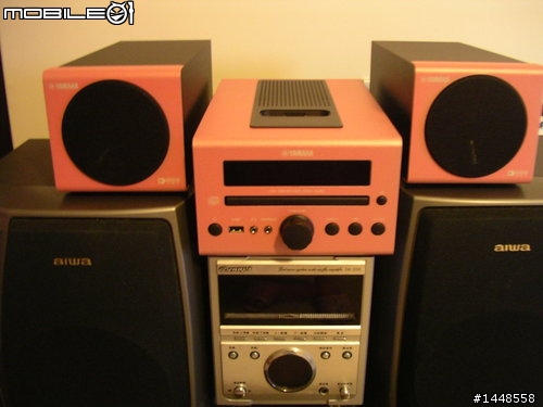 what color is your life? My life is PINK!YAMAHA MCR-040 iPod...粉紅甜心...音響試聽