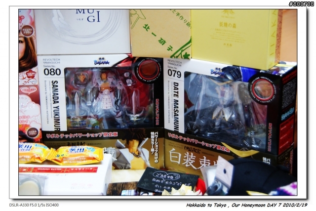 [遊記] 日本蜜月之旅 , DAY 7 - 最終日@東京 + 戰利品