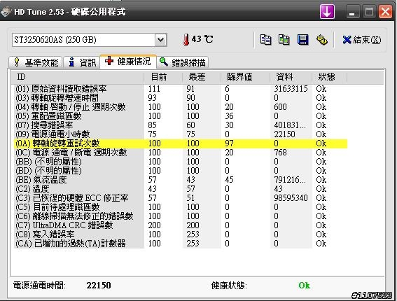 硬碟快掛的 暗示???!!