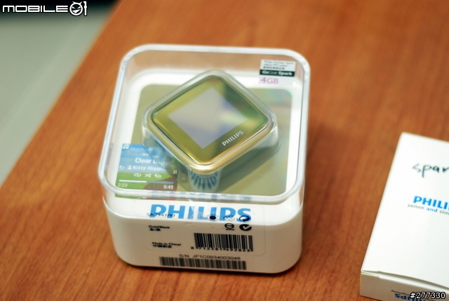 PHILIPS GoGear Spark 開箱
