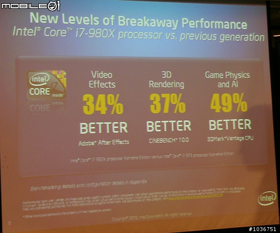 [採訪]英特爾新款32奈米、最高階之桌上型處理器Core i7-980X極致版正式上市