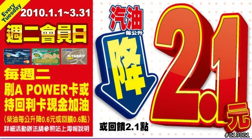 各加油站信用卡加油優惠&加油站優惠活動(已修改完成!)