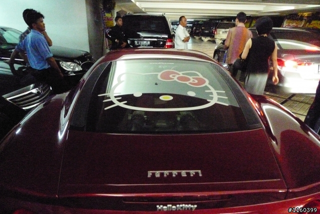 當義大利跑車加上～～～日本hellokitty