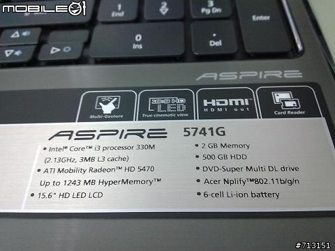 Acer 5741 超不專業開箱文