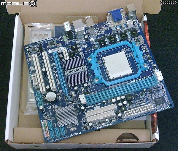 [開箱]技嘉MA74GM-S2與肥嫩 II X3 705e的成功開核初體驗