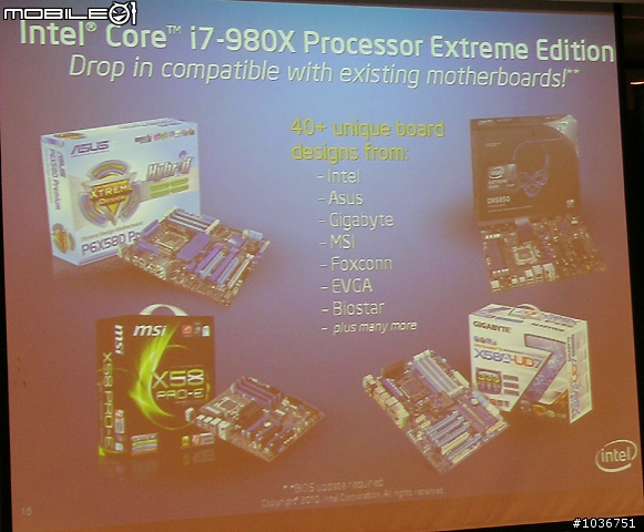 [採訪]英特爾新款32奈米、最高階之桌上型處理器Core i7-980X極致版正式上市