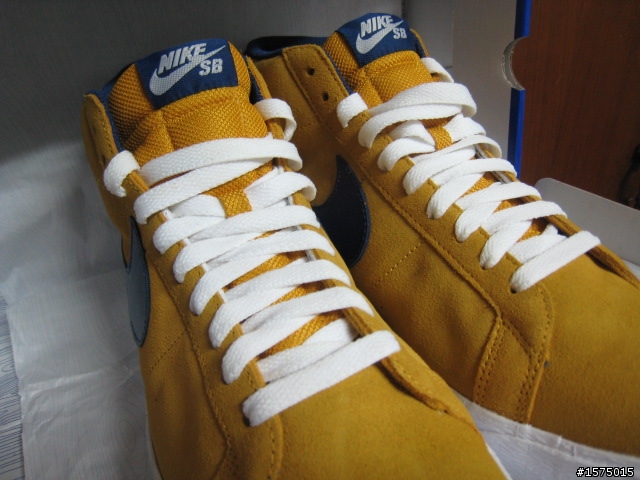 NIKE SB開箱文 BLAZER SB(金葉GOLD LEAF)