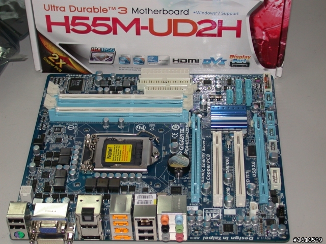 Gigabyte GA-H55M-USB3混搭i3-530跟Liteon藍光DVD ROM