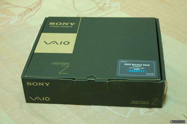 [開箱] Sony VAIO Z117 簡單開箱~