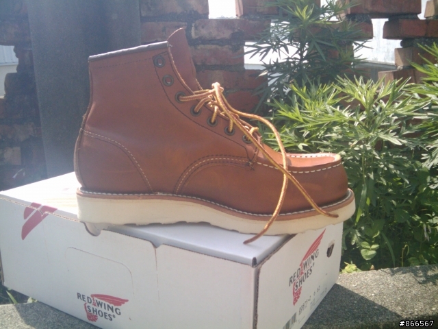 很多人都開過的箱 RED WING 875(5/15更新補圖-操了1個月後)