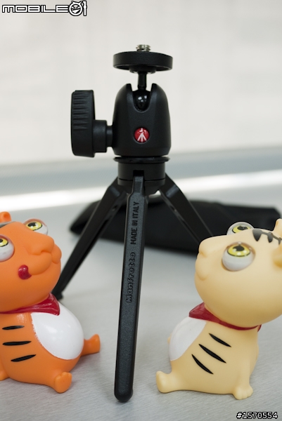 兩隻老虎的新玩具，Manfrotto 209 492 套組腳架