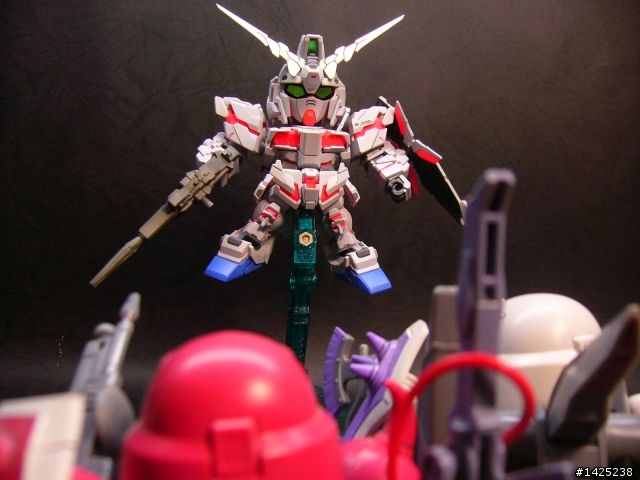 作品分享~   可愛的獸!?  BB RX-0 UNICORN GUNDAM