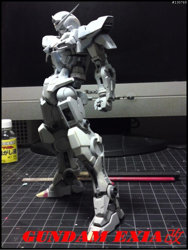 「不定期作品」EXIA改 新增進度+UNICORN GUNDAM 改