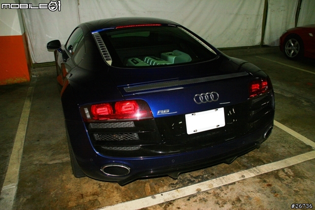 台北世貿巧遇 Audi R8 5.2