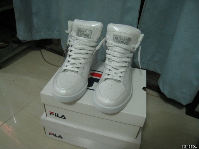 bigbang x fila no1 限定款 高筒球鞋