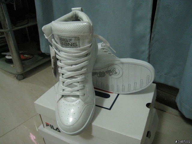 bigbang x fila no1 限定款 高筒球鞋