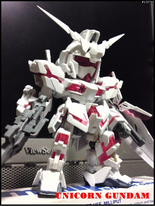 「不定期作品」EXIA改 新增進度+UNICORN GUNDAM 改