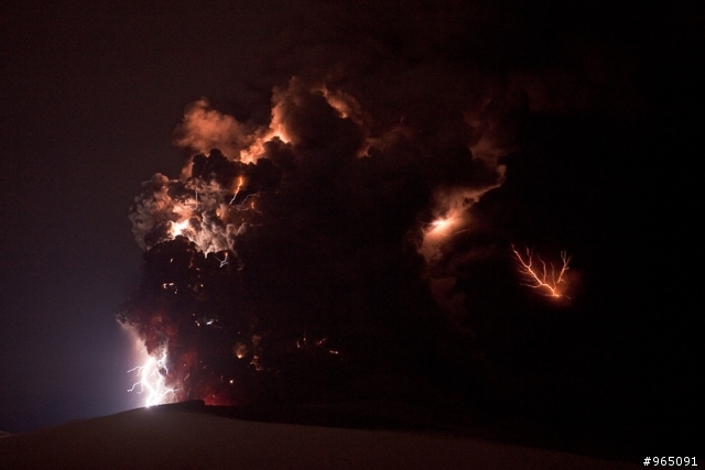 冰島南部的火山