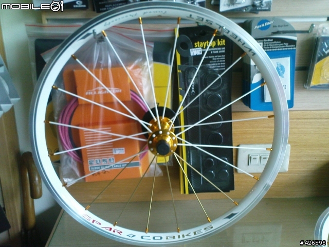 古董KHS小折F20-R上SPARCO 406輪組