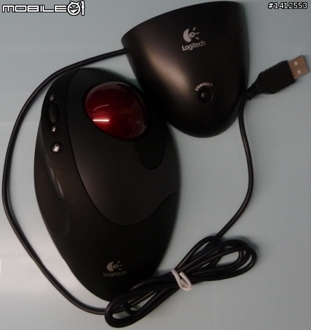 [開箱文]Logitech無線水星軌跡球(Logitech Cordless Optical TrackMan)
