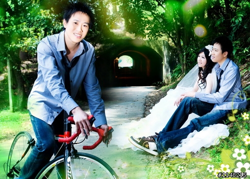 我要結婚了~~附上單車入婚紗照片