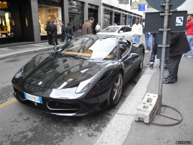 ferrari 458 Italia in Milan, Italy