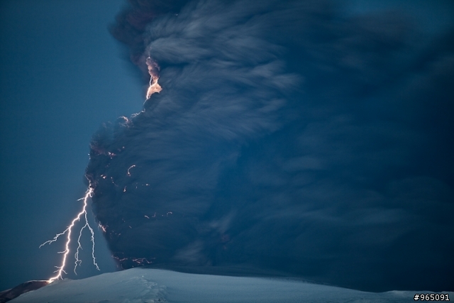 冰島南部的火山