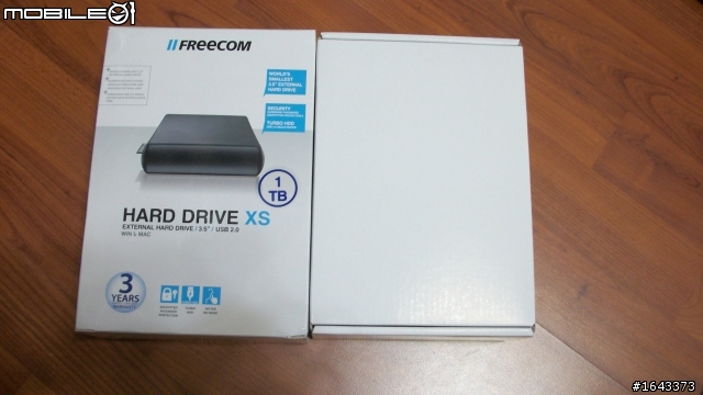 Freecom 1TB 3.5吋 Hard Drive XS 行動硬碟-開箱照片