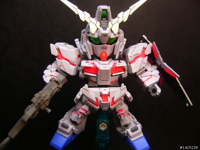 作品分享~   可愛的獸!?  BB RX-0 UNICORN GUNDAM