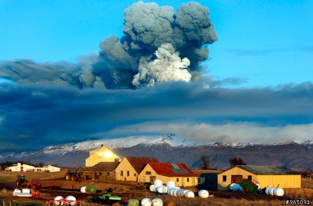 冰島南部的火山