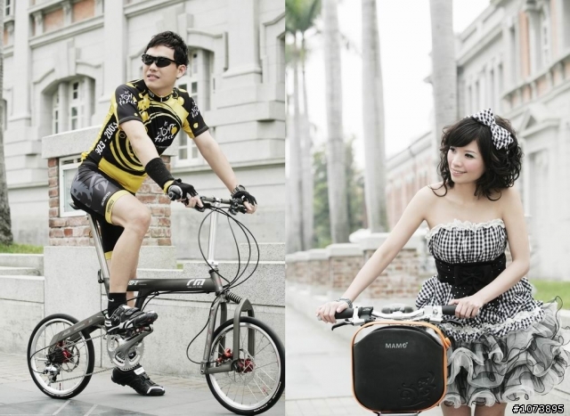 我也拍婚紗了~~跟老婆結緣的媒介物就是單車