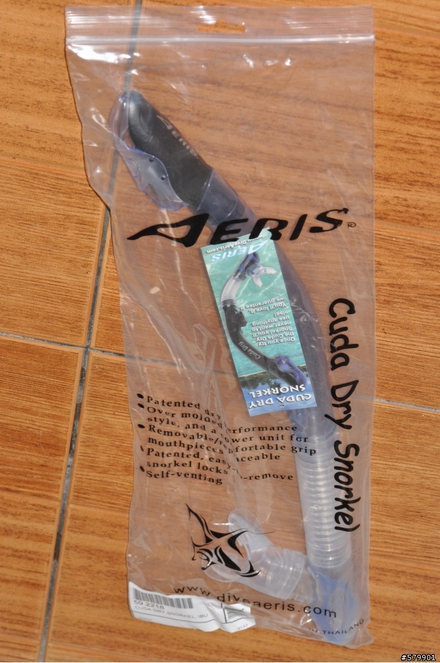 [開箱] Aeris Cuda Dry Snorkel 浮潛呼吸管