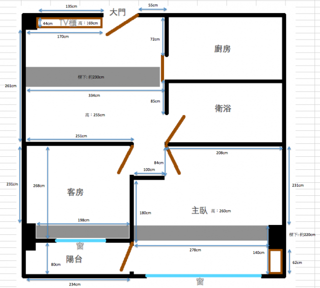 【請教】關於房樑的處理