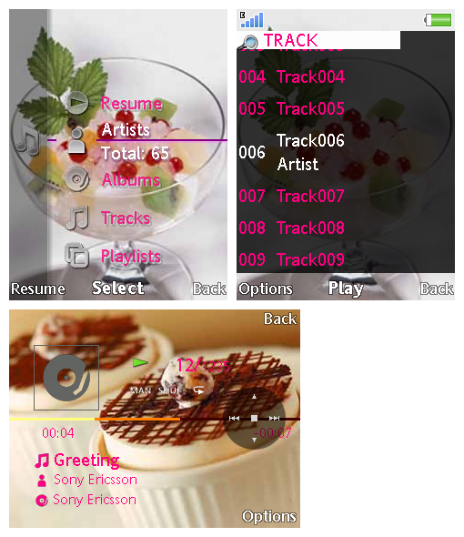 [240*320](W595,W995....) 甜蜜甜品主題~