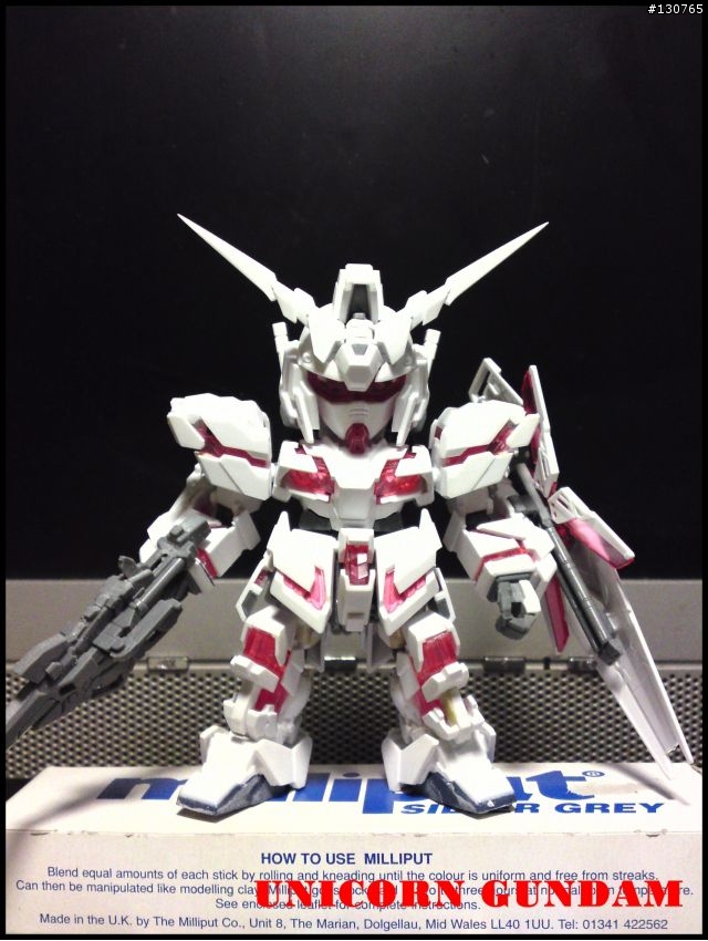 「不定期作品」EXIA改 新增進度+UNICORN GUNDAM 改