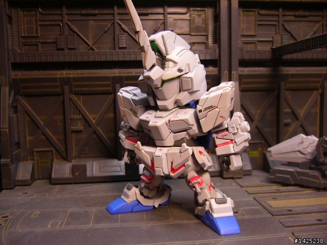 作品分享~   可愛的獸!?  BB RX-0 UNICORN GUNDAM