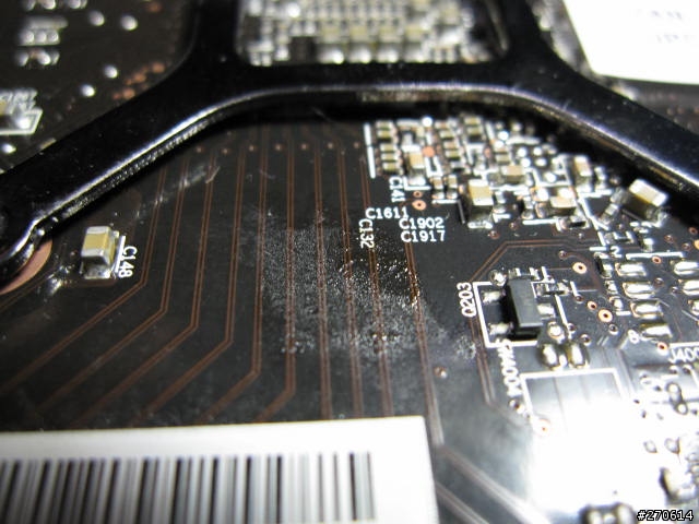 MSI 5750 PCB板未清乾淨？