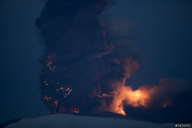 冰島南部的火山