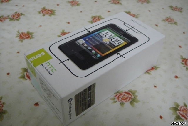 我的開箱文(不是專業的)HTC HD mini