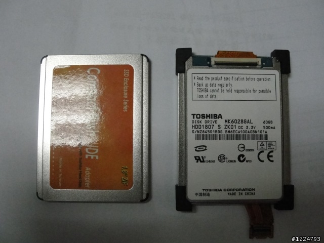 VAIO P 偽SSD改裝!