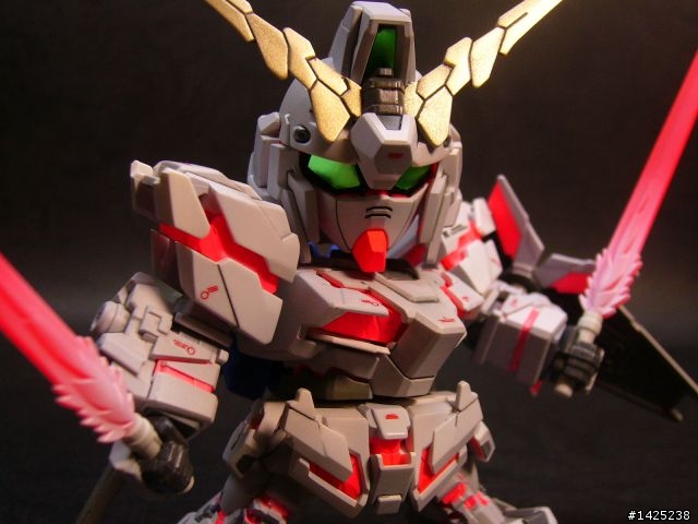 作品分享~   可愛的獸!?  BB RX-0 UNICORN GUNDAM