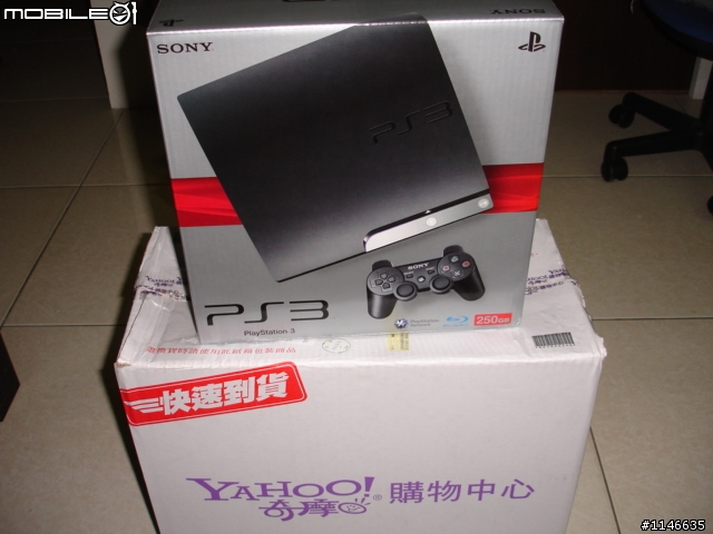 PS3 250G薄機不專業開箱文