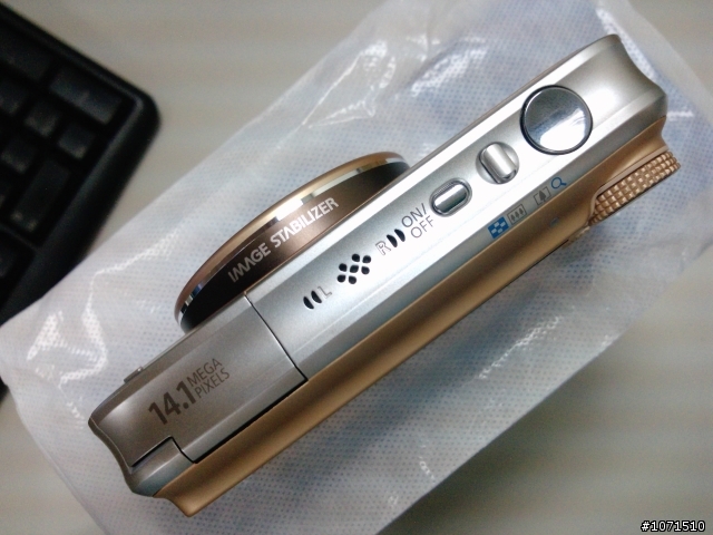 我的SX210 金色 開箱！(補充影片)