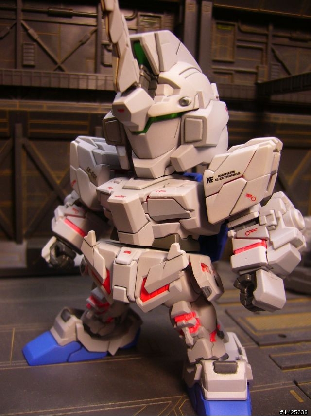 作品分享~   可愛的獸!?  BB RX-0 UNICORN GUNDAM