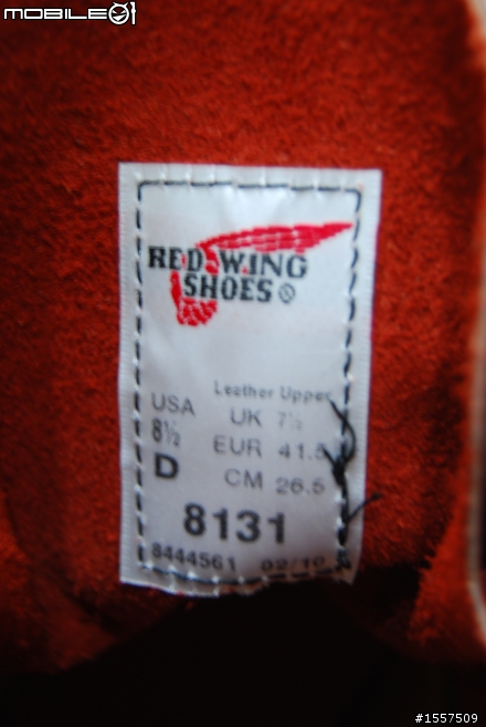 大家幫我看看這個新的鞋舌!!!!等了三個月的 red wing 8131  !!!