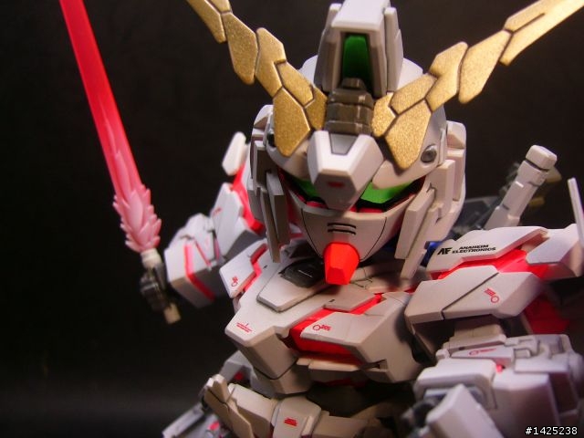 作品分享~   可愛的獸!?  BB RX-0 UNICORN GUNDAM