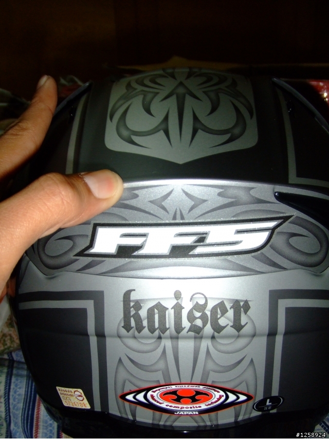 [開箱] OGK FF-5 KAISER 消光灰  世代交替