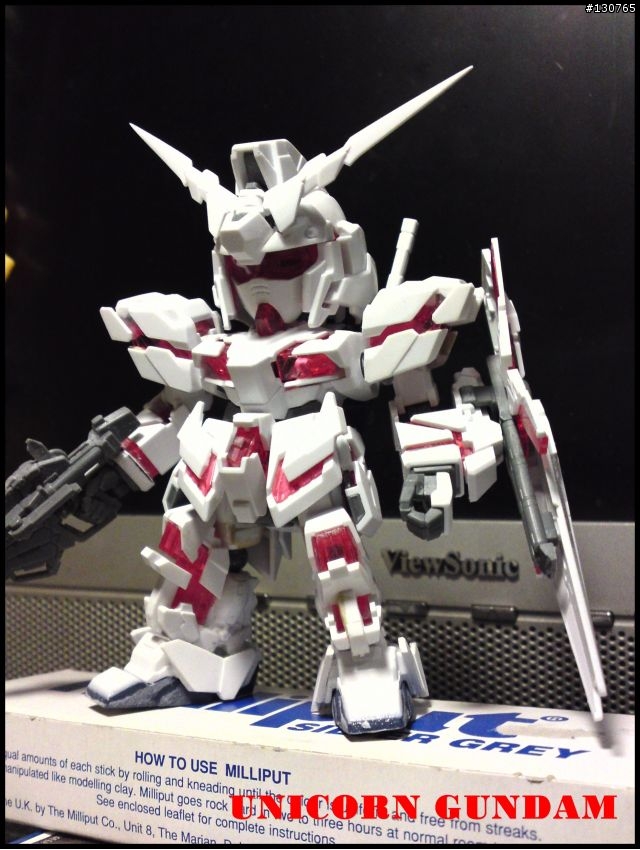「不定期作品」EXIA改 新增進度+UNICORN GUNDAM 改