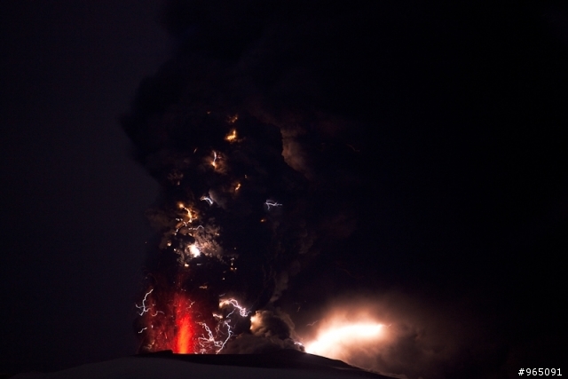 冰島南部的火山