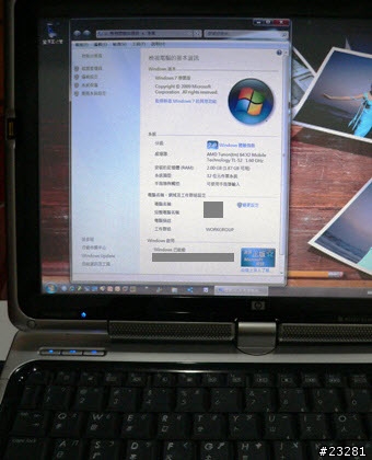 【分享】HP Pavilion tx 1010au TPC 升級Win 7